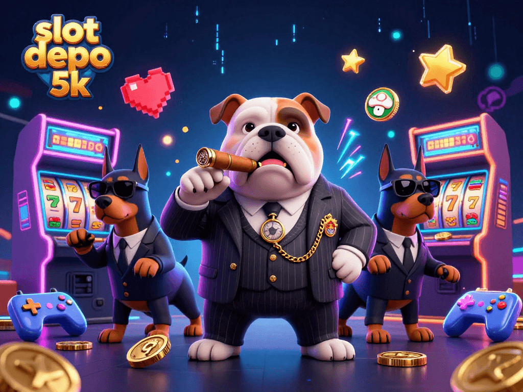 Experience thrilling wins with slot depo 5k in a vibrant casino scene featuring dynamic game elements