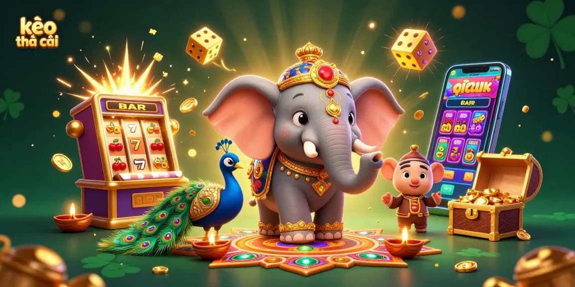 Experience the excitement of kèo nhà cái with colorful casino themes, jackpots, and vibrant characters.
