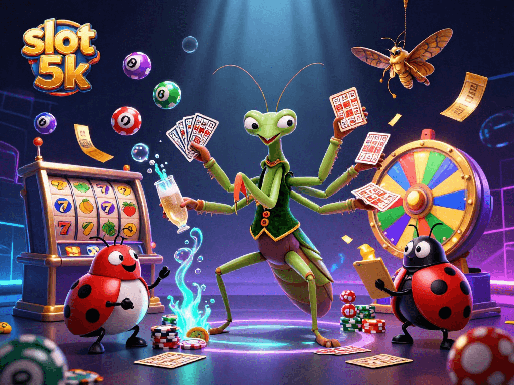Slot 5k menawarkan keseruan dengan jackpot dan permainan seru, lihat aksi dinamis karakter menarik!
