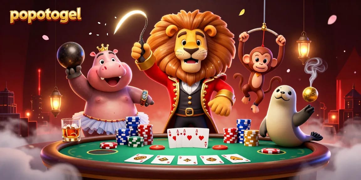 Experience popotogel action with vibrant characters in a rich casino scene full of excitement.