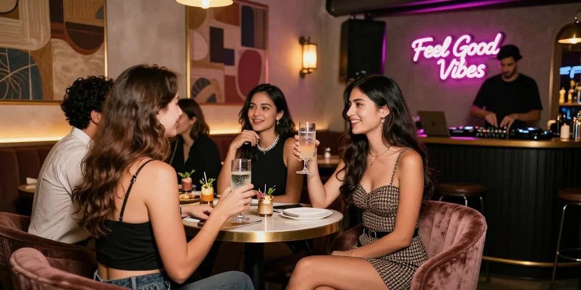 Gái gọi trải nghiệm cuộc sống về đêm tại quán bar sang trọng.