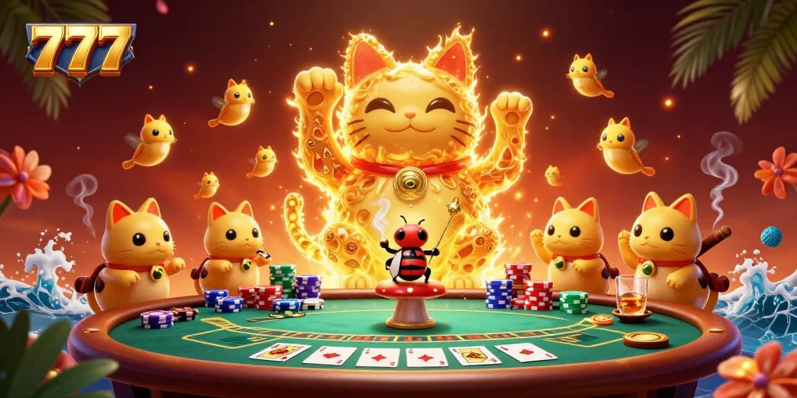 Spin the reels and discover the magic of 777 in this vibrant casino-themed digital art.