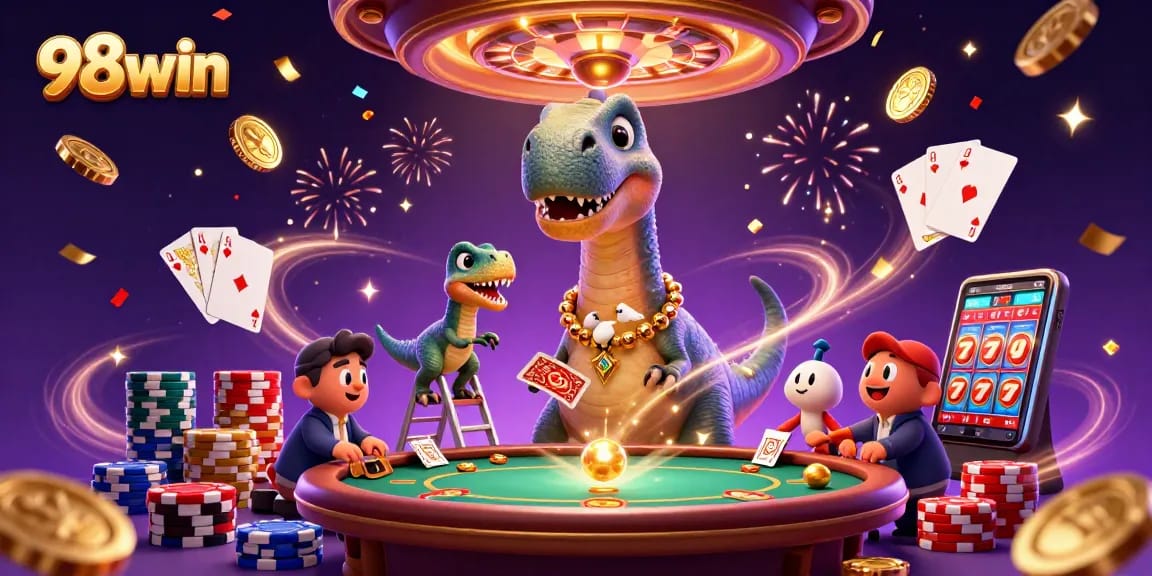 Experience exciting gaming moments at 98win with a dynamic casino atmosphere featuring rich graphics and thrilling elements.