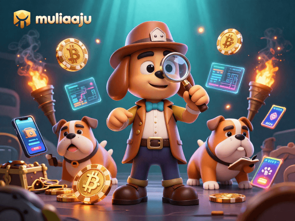 Engage with exciting gambling activities at muliaaju through golden poker chip clues and crypto elements