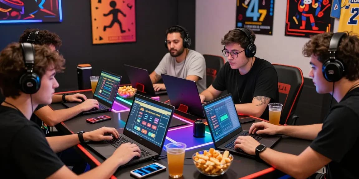 Situasi permainan basket168 demo yang mengasyikkan dengan teman-teman berinteraksi di platform taruhan online.