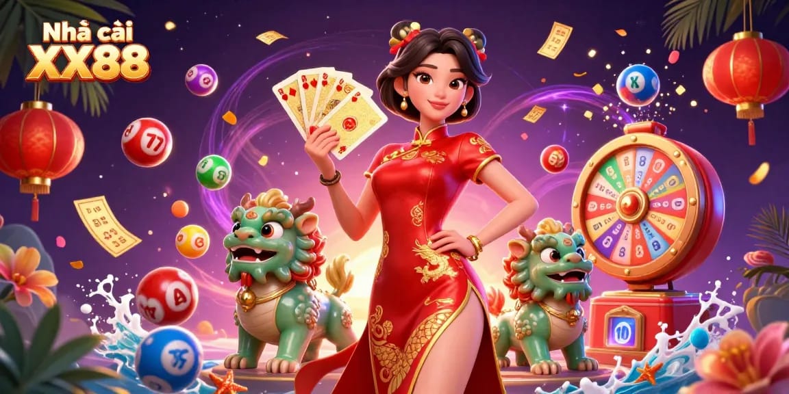 Players enjoy the spirited ambiance at Nhà cái XX88 with vibrant gaming elements and engaging characters.
