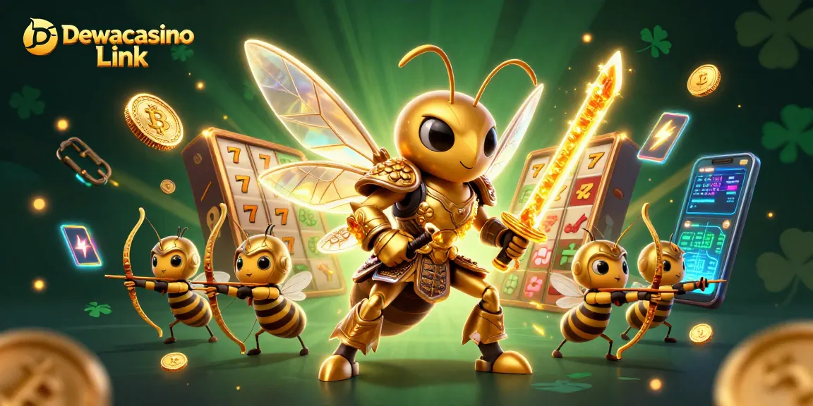 Experience the thrill of slots with Dewacasino Link featuring vibrant characters and exciting game elements.