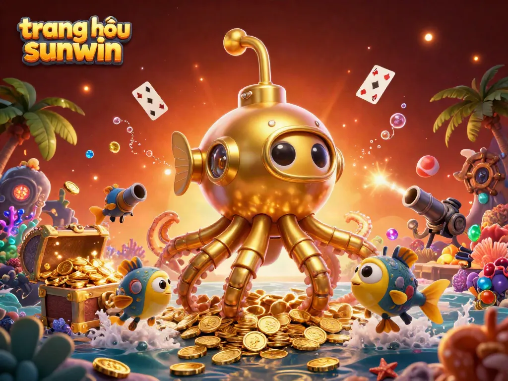 Experience exciting gameplay on trang chủ sunwin with colorful treasures and lively casino elements.