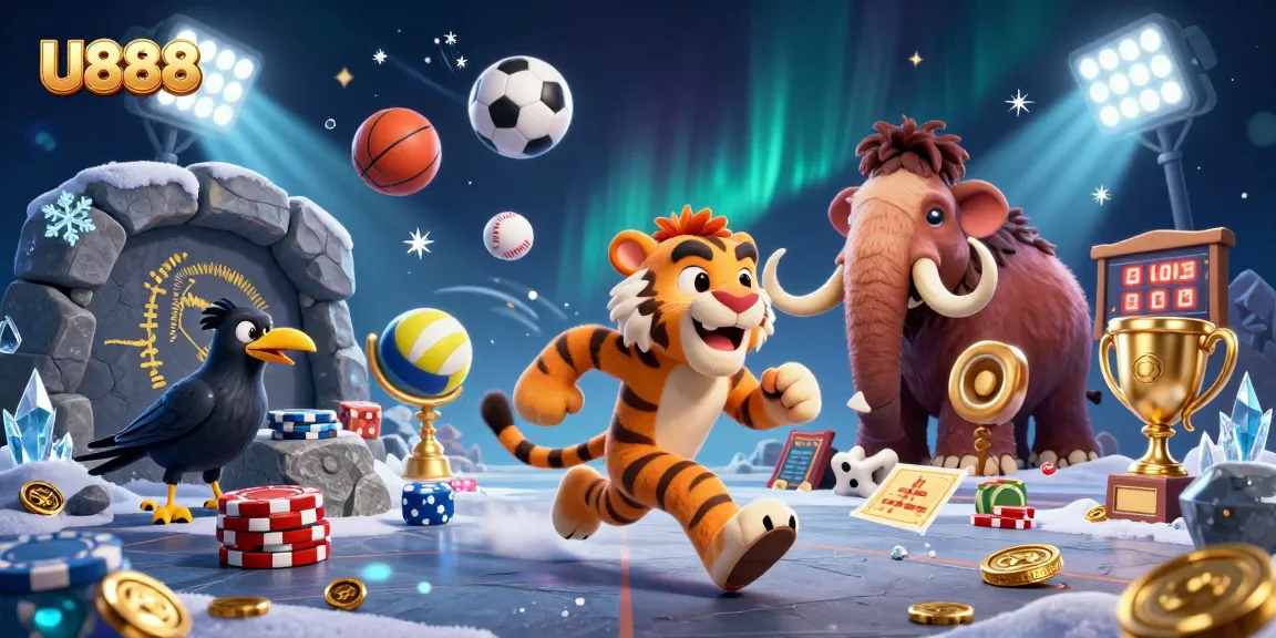 U888 enhances your gaming experience with an exhilarating prehistoric casino adventure.