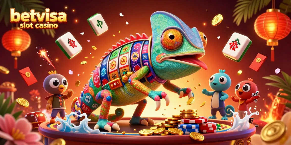 Play exciting games at betvisa slot casino, featuring vibrant slot reels and engaging jackpots.