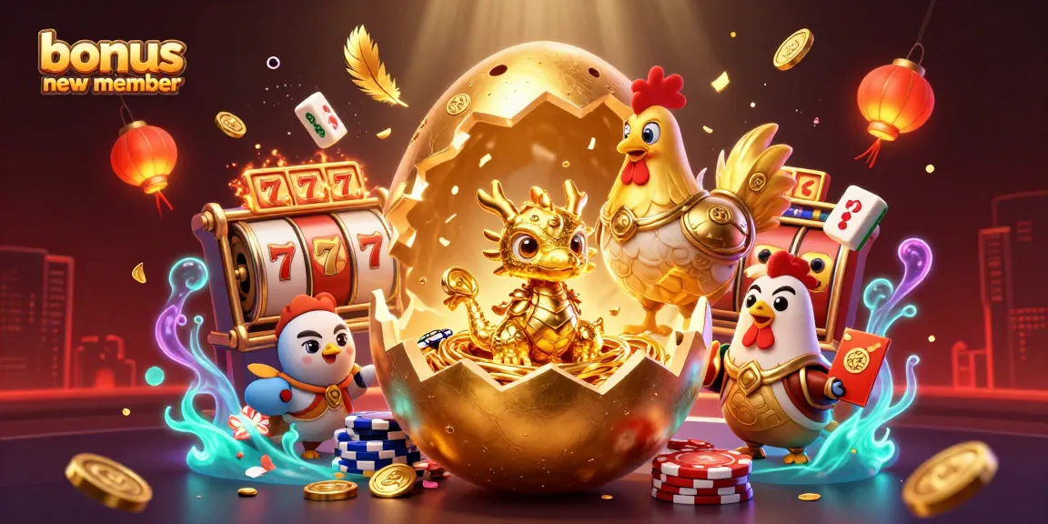 Engage with exciting bonus new member offers in a vibrant casino scene filled with dynamic gaming elements.