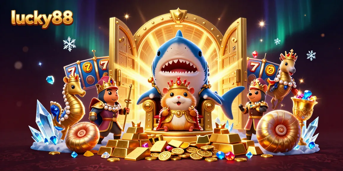 Spin the reels of luck with the stunning lucky88 slot machine illustration featuring vibrant treasures.