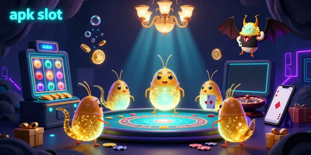 Menangkan apk slot dengan tim kunang-kunang berkelap-kelip di kasino gua yang penuh warna.