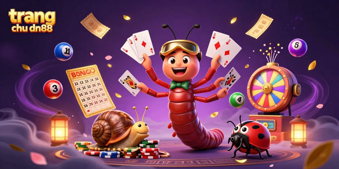 Engage with exciting gameplay on trang chu dn88, featuring colorful lottery elements and animated characters!