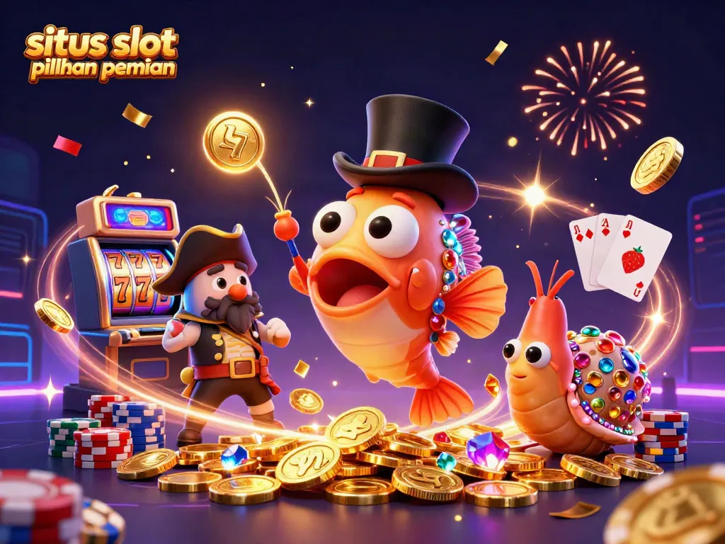 Menangkan jackpot di situs slot pilihan pemain dengan karakter lucu dan simbol emas mengkilap.