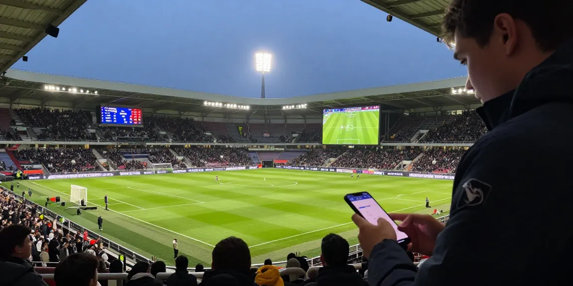 แทงบอลโลก betting predictions with live odds and sports analysis in a vibrant stadium atmosphere.