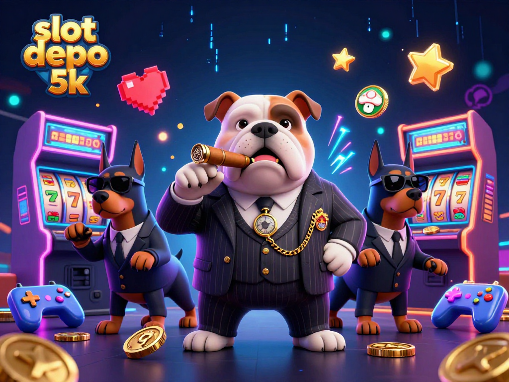 Experience thrilling wins with slot depo 5k in a vibrant casino scene featuring dynamic game elements