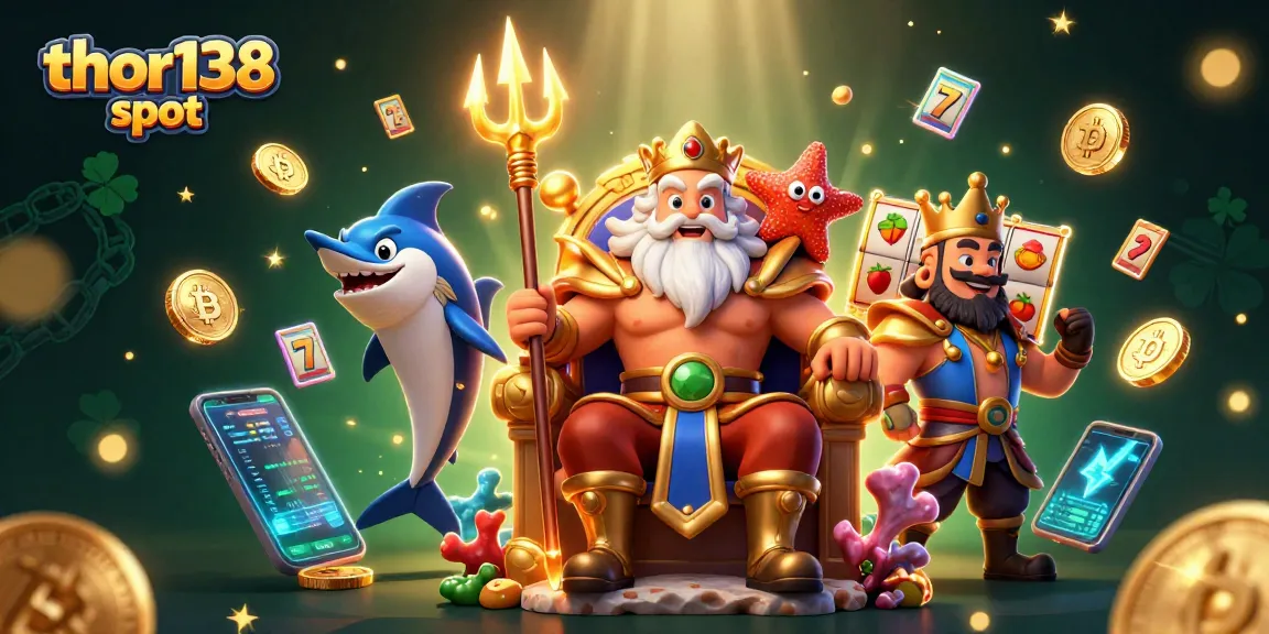 Menggandakan kemenangan dengan thor138 slot dalam ilustrasi kasino 3D yang menarik.