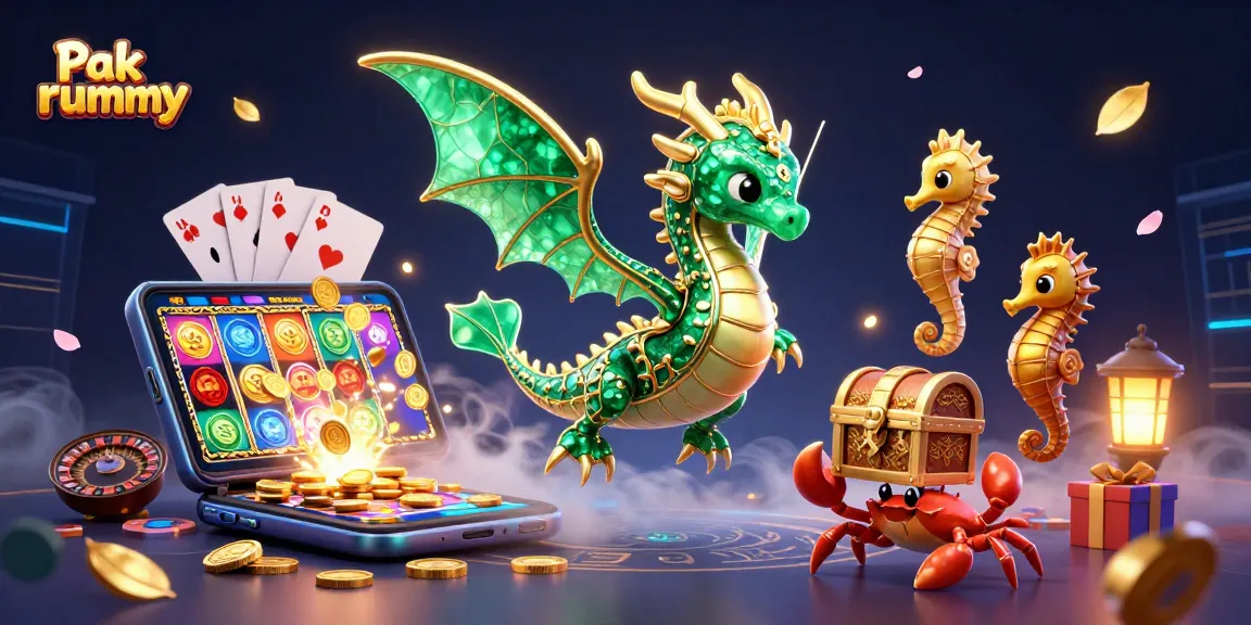 Pak rummy rewards players with exciting gaming experiences in a vibrant 3D illustration.