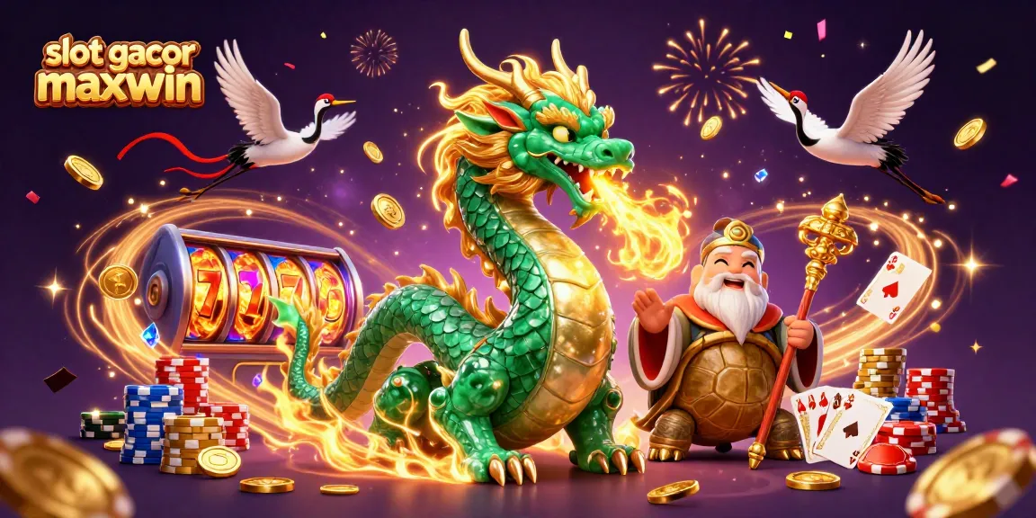 Experience the thrill of slot gacor maxwin with dynamic dragons and dazzling casino elements.