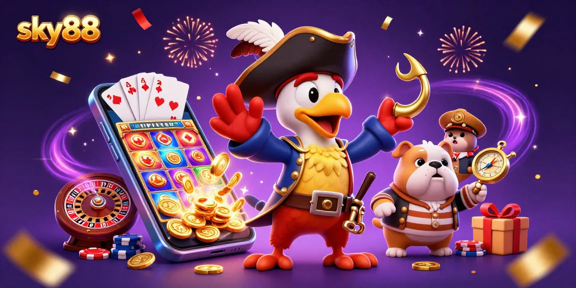 Experience thrilling gameplay at sky88 with engaging pirate-themed casino adventures.
