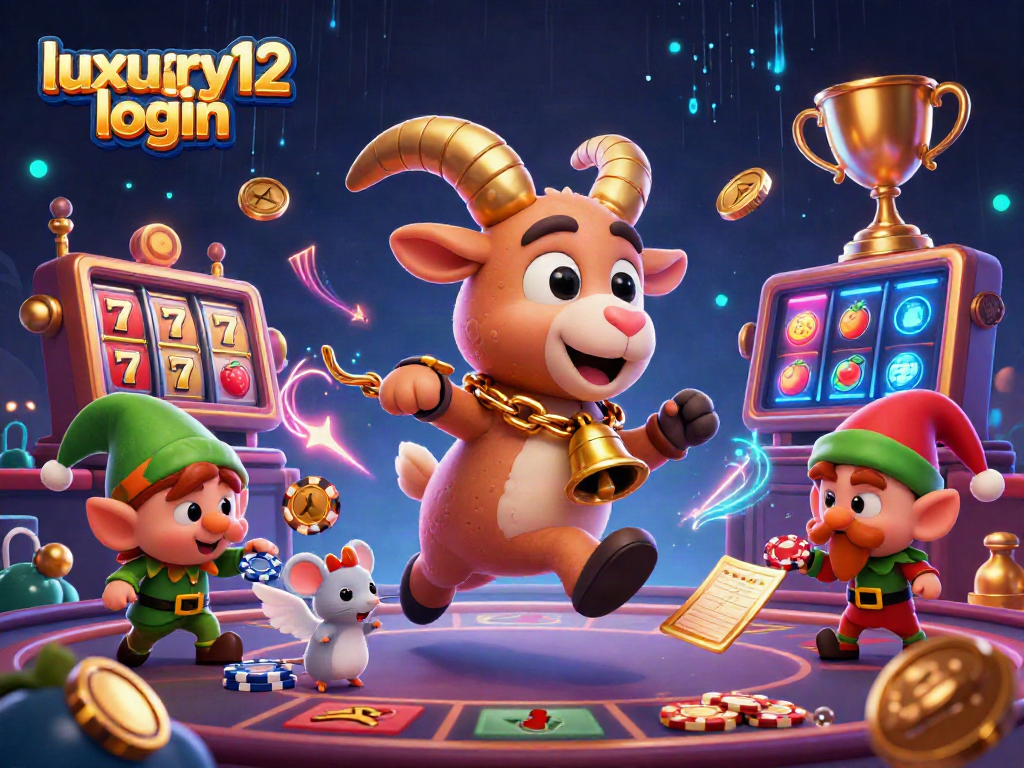 Masuk ke dunia kasino dengan luxury12 login, melihat karakter 3D yang penuh warna dan keseruan permainan slot!