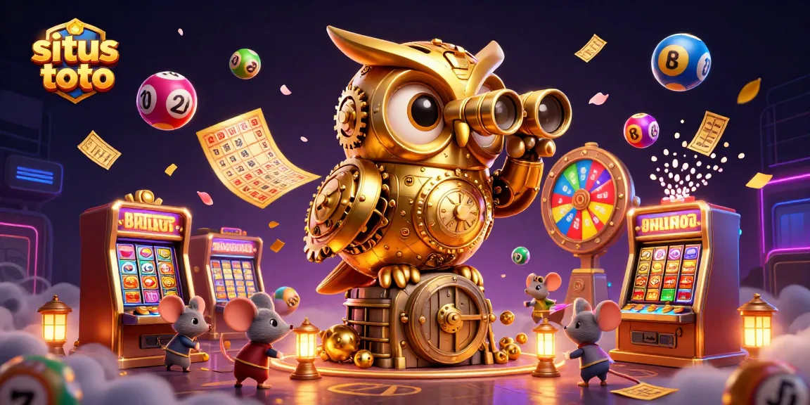 Experience exciting gameplay at situs toto with a bustling casino floor featuring colorful elements and dynamic action.