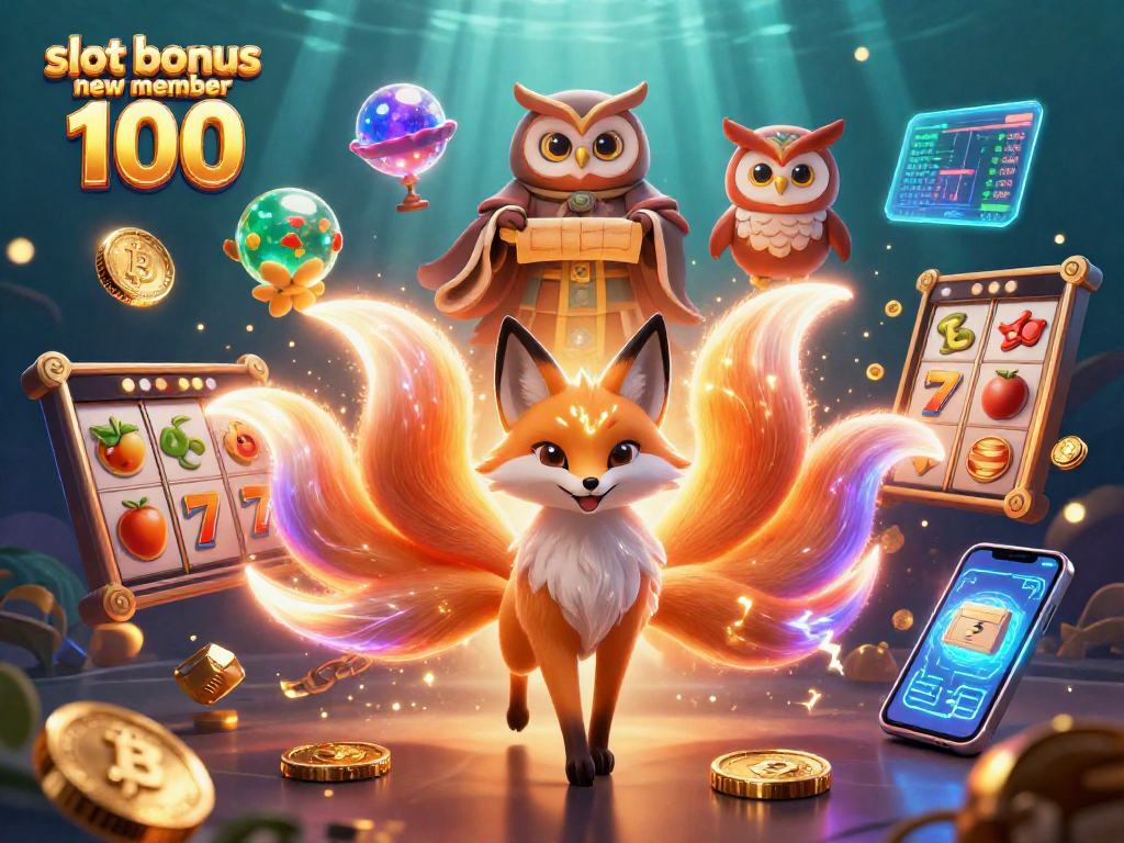 Engage with the slot bonus new member 100 and win big with lively spirit characters and vibrant casino elements.