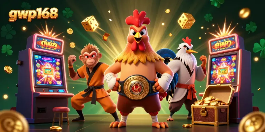 Bermain di platform game online terpercaya GWP168 dengan karakter unik dalam suasana seru.
