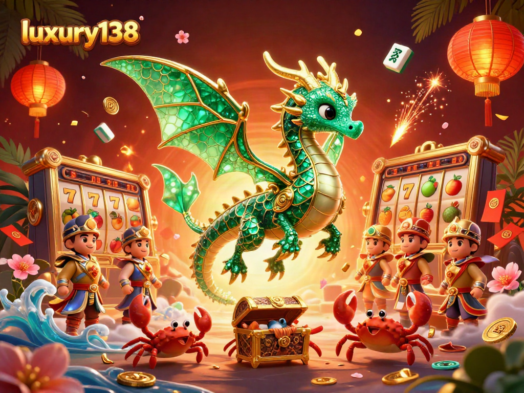 Imersi ke dalam dunia posisinya luxury138 dengan naga laut 3D dan simbol kasino yang meriah.