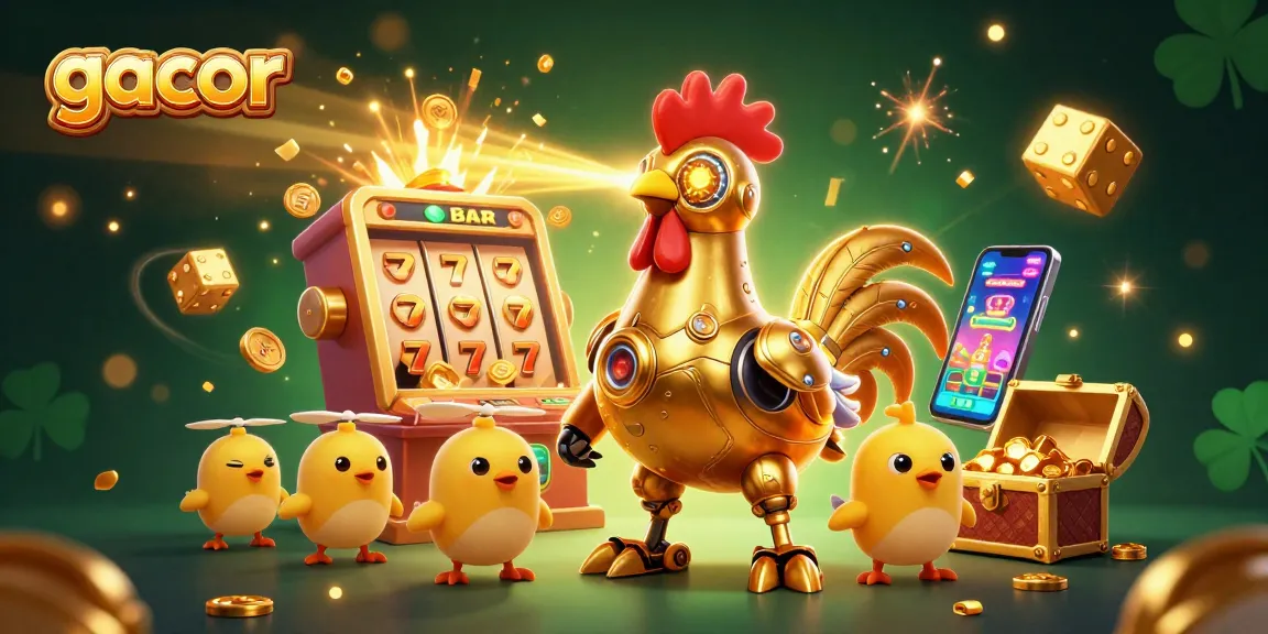 Experience the excitement of gacor slots with vibrant visual energy and dynamic casino-themed elements.