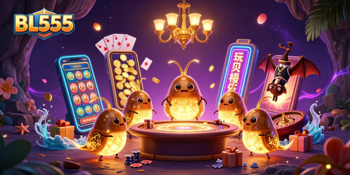 Experience the exciting games at BL555's vibrant online casino with dynamic 3D graphics.