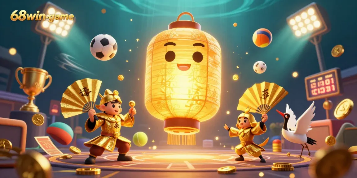 Experience exhilarating games at 68win-game with dynamic sports betting action and engaging gold-tinged visuals.