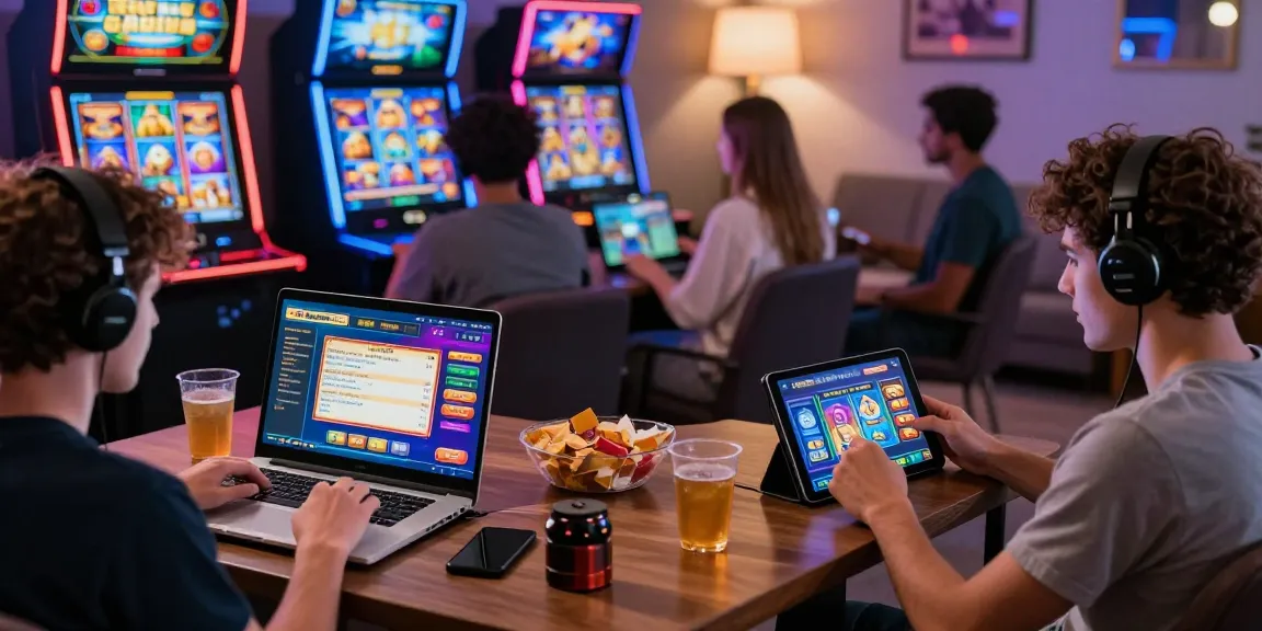 Pengguna Pawangslot menikmati pengalaman permainan slot online di perangkat mereka dengan antusiasme tinggi dalam suasana hangat.