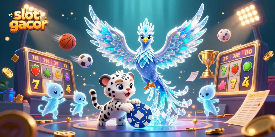 Menangkan slot gacor dengan atmosfer magis dari karakter 3D dalam ilustrasi permainan kasino yang mengesankan.