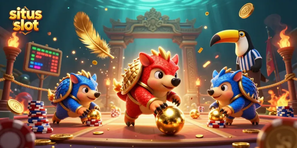 Menangkan permainan di situs slot dengan pangolin kompetitif dalam arena kasino