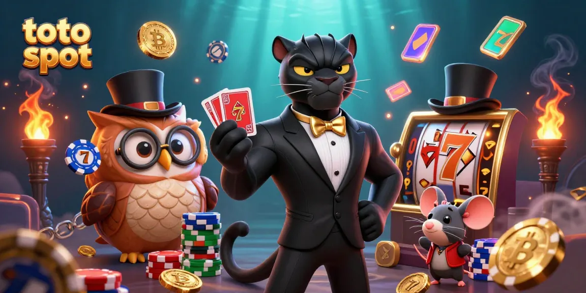 Engage with thrilling toto slot games featuring stylish characters and vibrant casino elements.