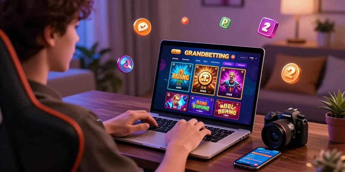 Exciting Grandbetting online gambling scene with engaging user experience.