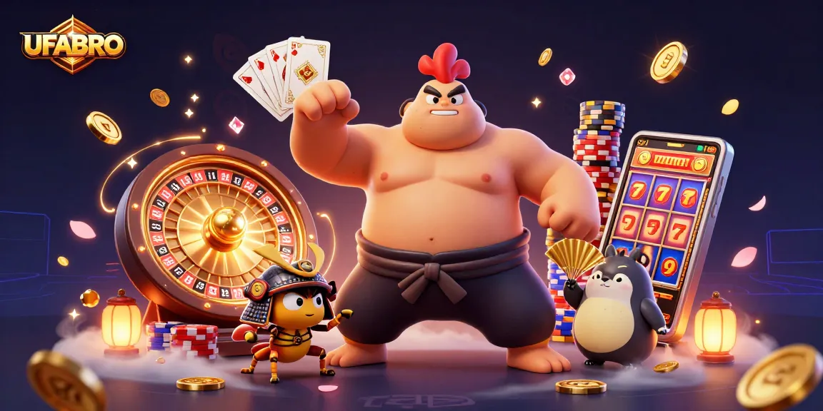 Win big with UFABRO's thrilling casino games in a vibrant, dynamic 3D scene.