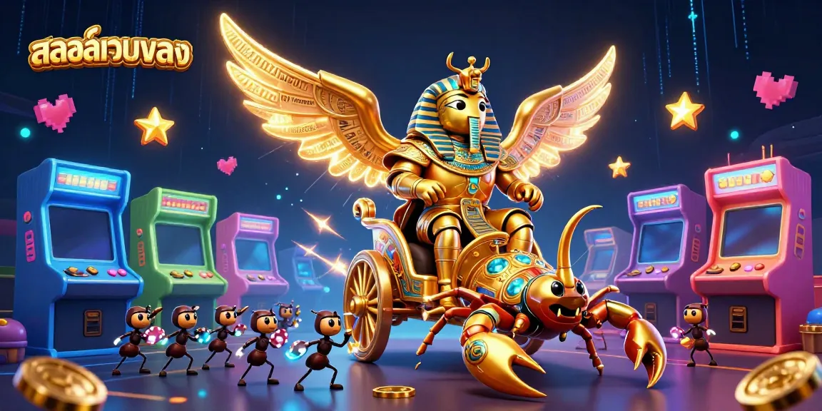 เล่นสลอตเว็บตรง พร้อมกับแมลงกว่างทองในชุดฟาโรห์และเกมสุดตื่นเต้น