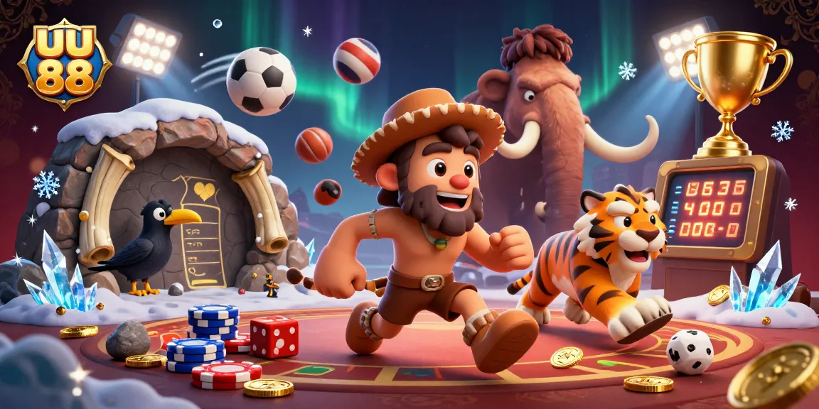 Bet big at uu 88 with a lively prehistoric casino featuring unique characters and engaging games.