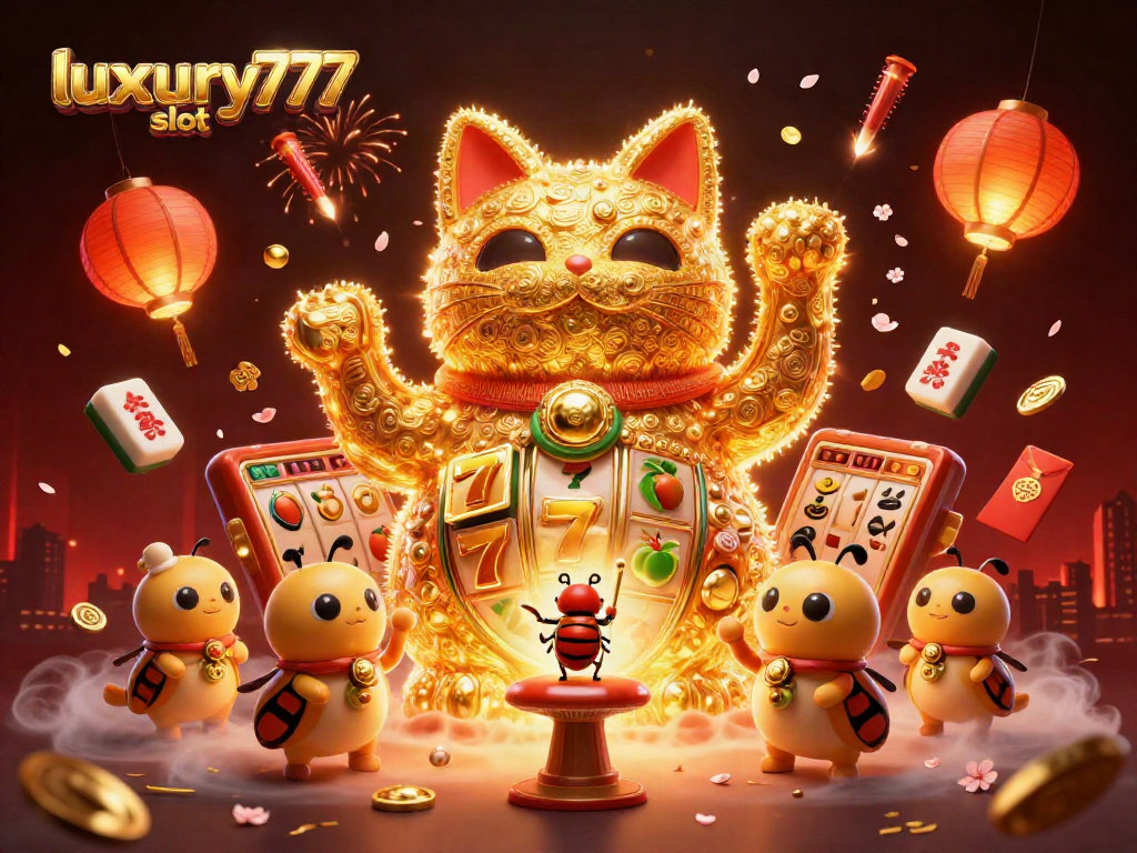 Menangkan slot luxury777 dengan suasana kasino yang penuh warna dan simbol keberuntungan.