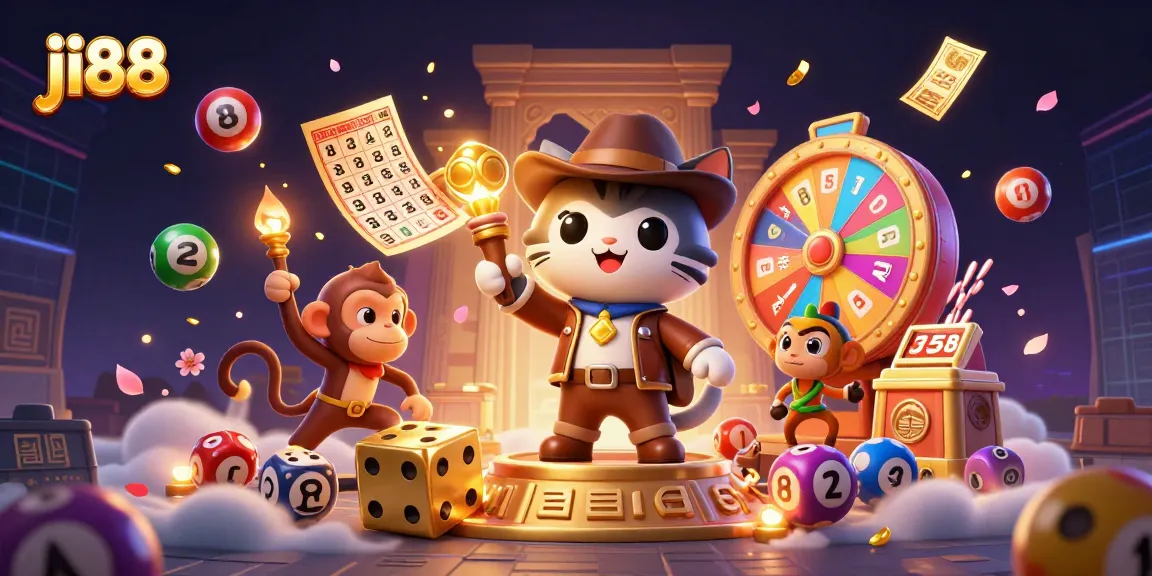 Engage with ji88 and experience the thrill of discovering casino treasures in this colorful scene.