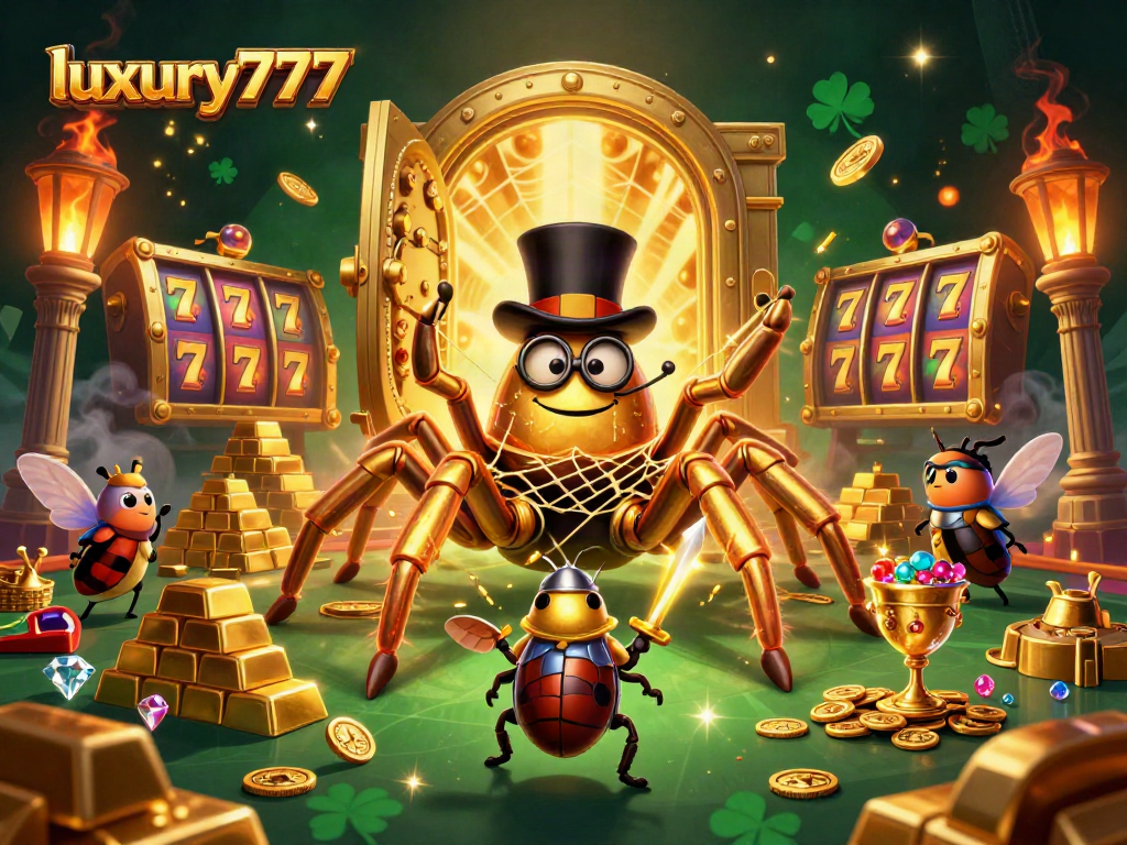 Menangkan jackpot di luxury777 dengan ratusan koin emas dan simbol keberuntungan yang berkilau.