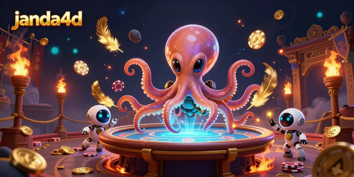 janda4d menawarkan pengalaman bermain yang menarik dengan alien dan robot di meja poker futuristik
