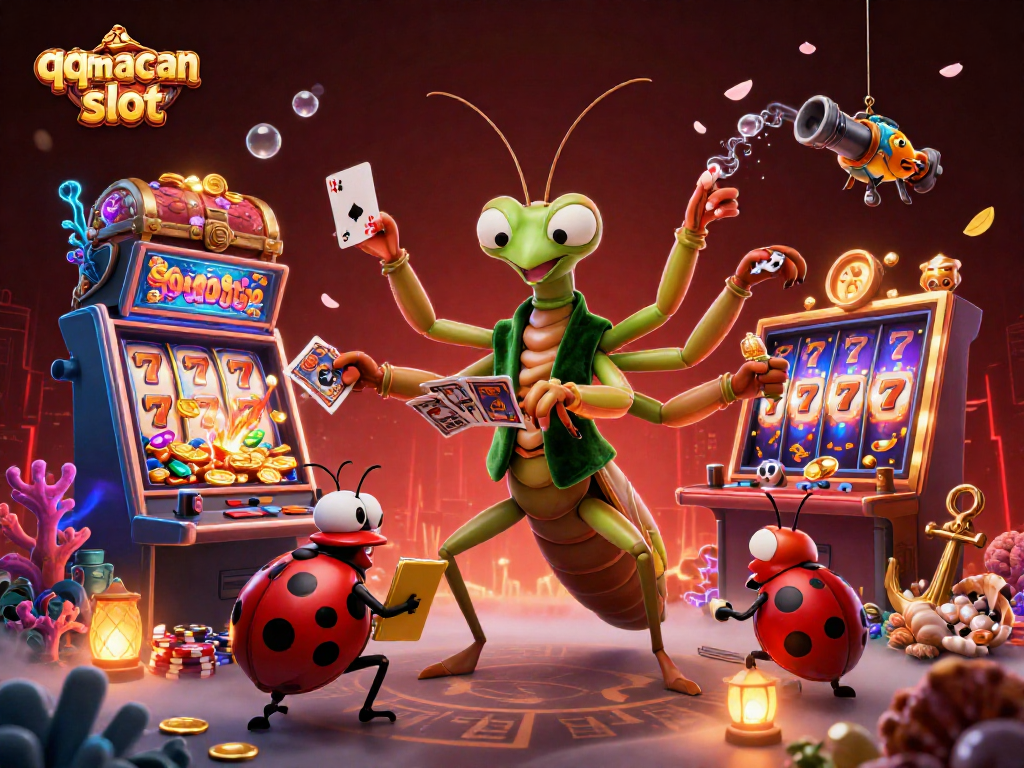 Experience thrilling gaming action with the qqmacan slot featuring vibrant characters and treasures.