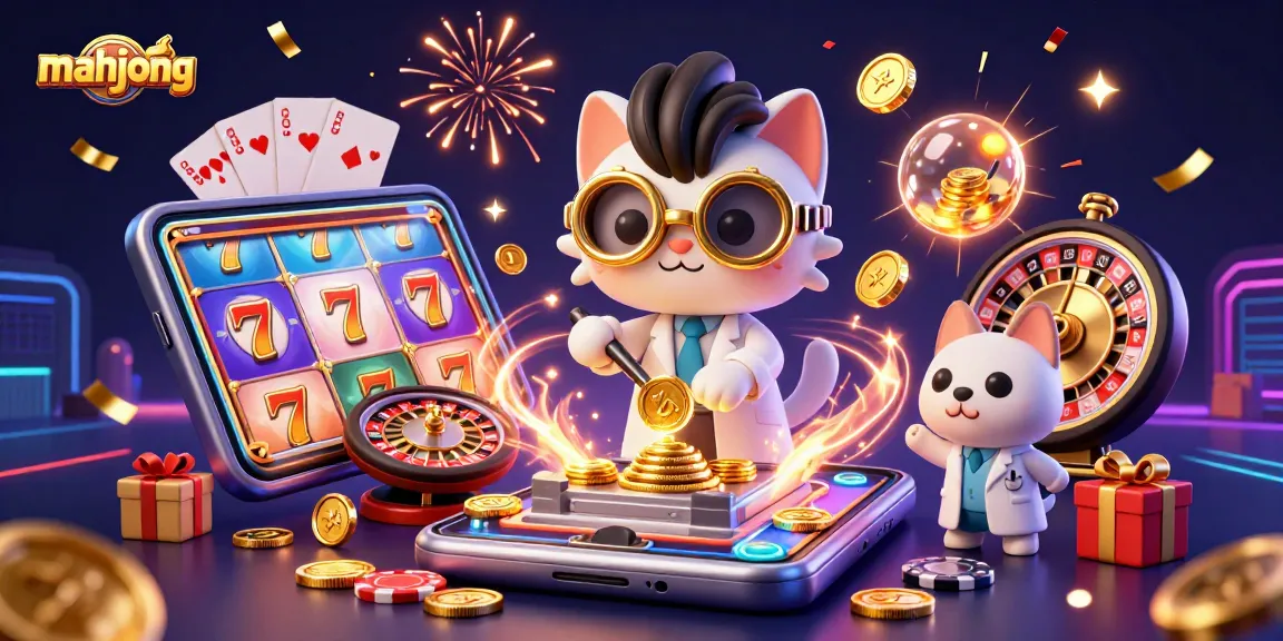 Engage with mahjong-themed casino fun while enjoying vibrant slot games and colorful characters.