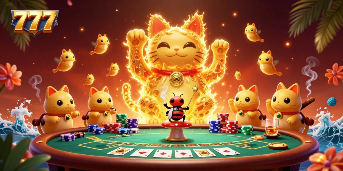 Spin the reels and discover the magic of 777 in this vibrant casino-themed digital art.