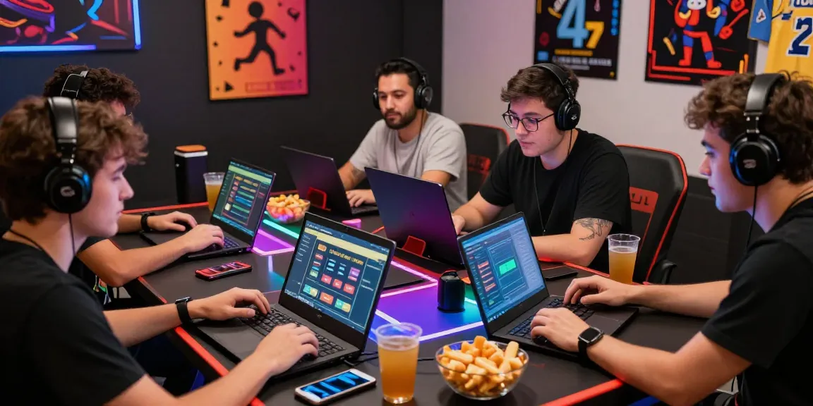 Situasi permainan basket168 demo yang mengasyikkan dengan teman-teman berinteraksi di platform taruhan online.